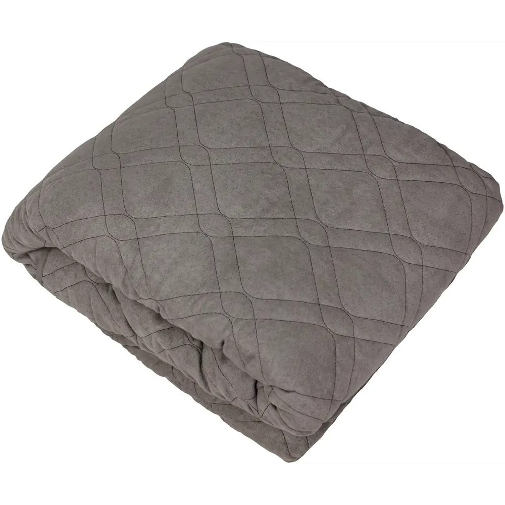 Бельвита | Покрывало из замши кофейного цвета 220×240 см 89087190 STLM-0078215