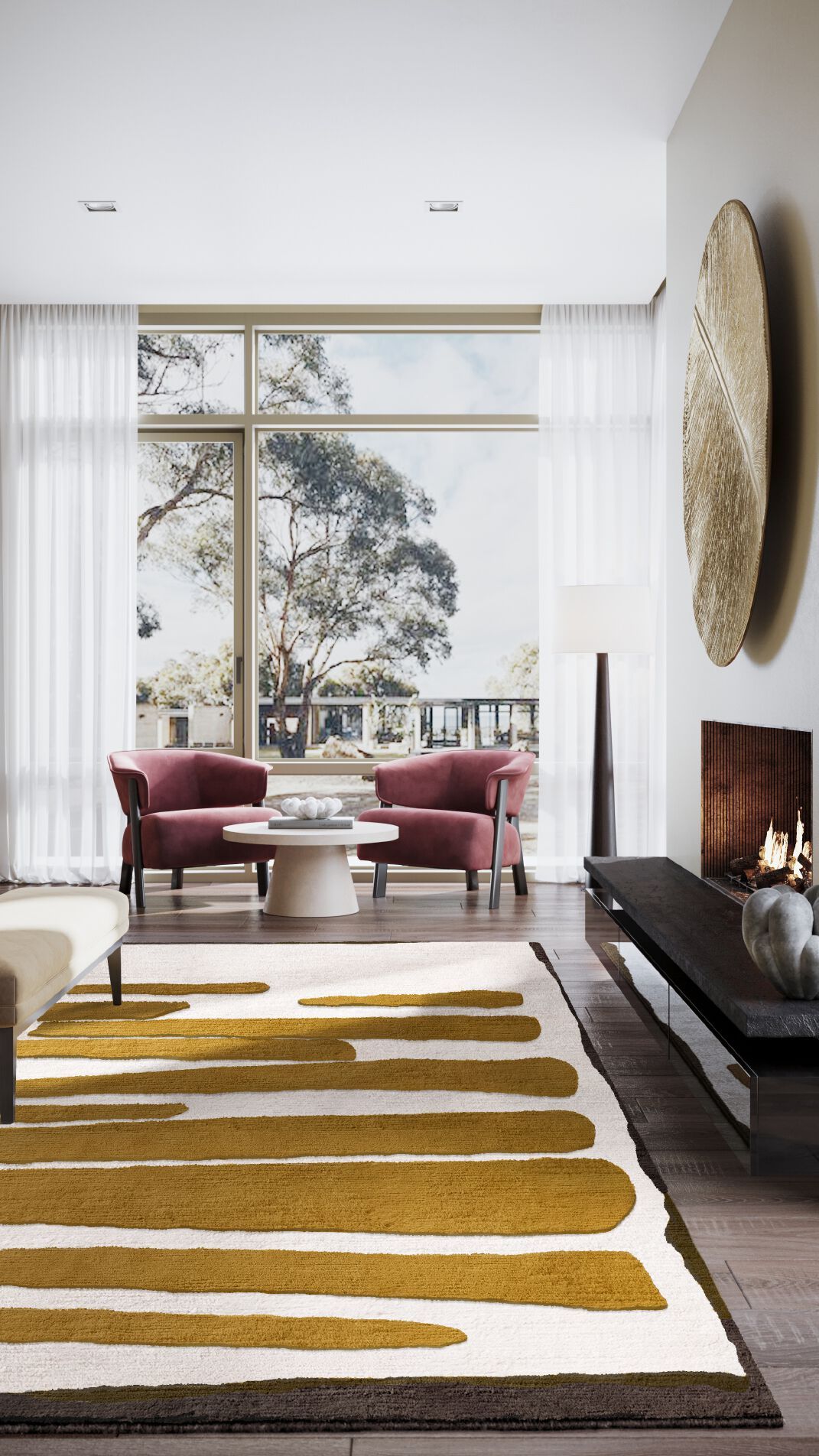 Прямоугольный ковер ручной работы Tapis Rouge стрейч ARCH-00108558 - Вид №2