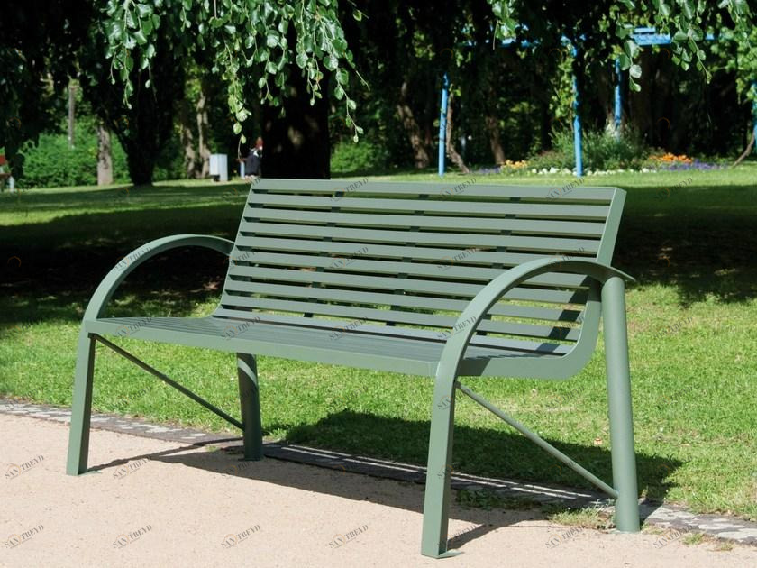 BENKERT BANKE Скамейка из нержавеющей стали и животное с подлокотниками Comfony sun-id-1425694