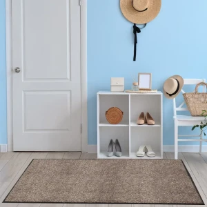 Ковер ПВХ Twist 90x150 см цвет коричневый 86294747 STLM-2084723