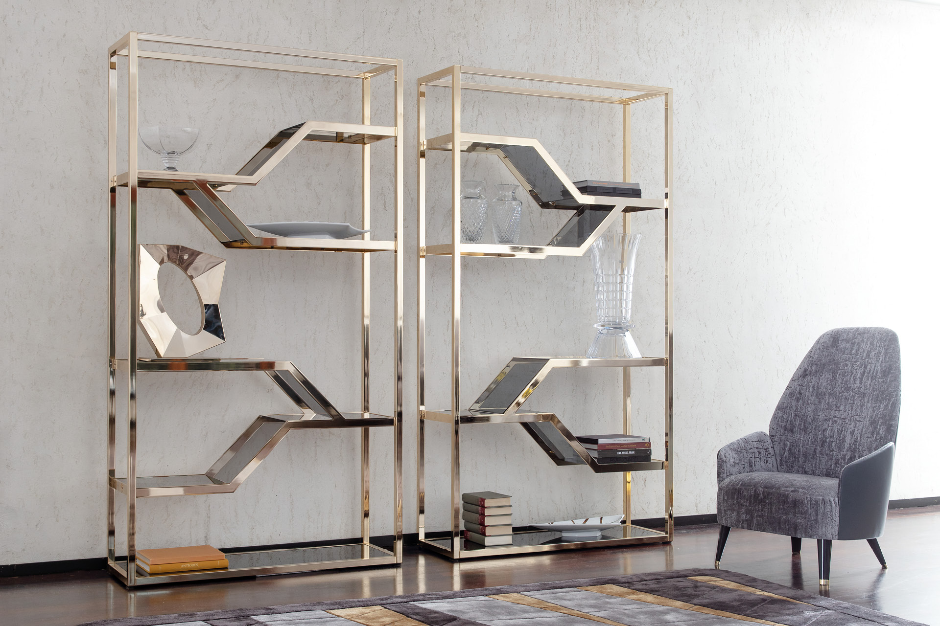 2894 Charisma двухсторонний стеллаж - giorgio collection - Вид №5