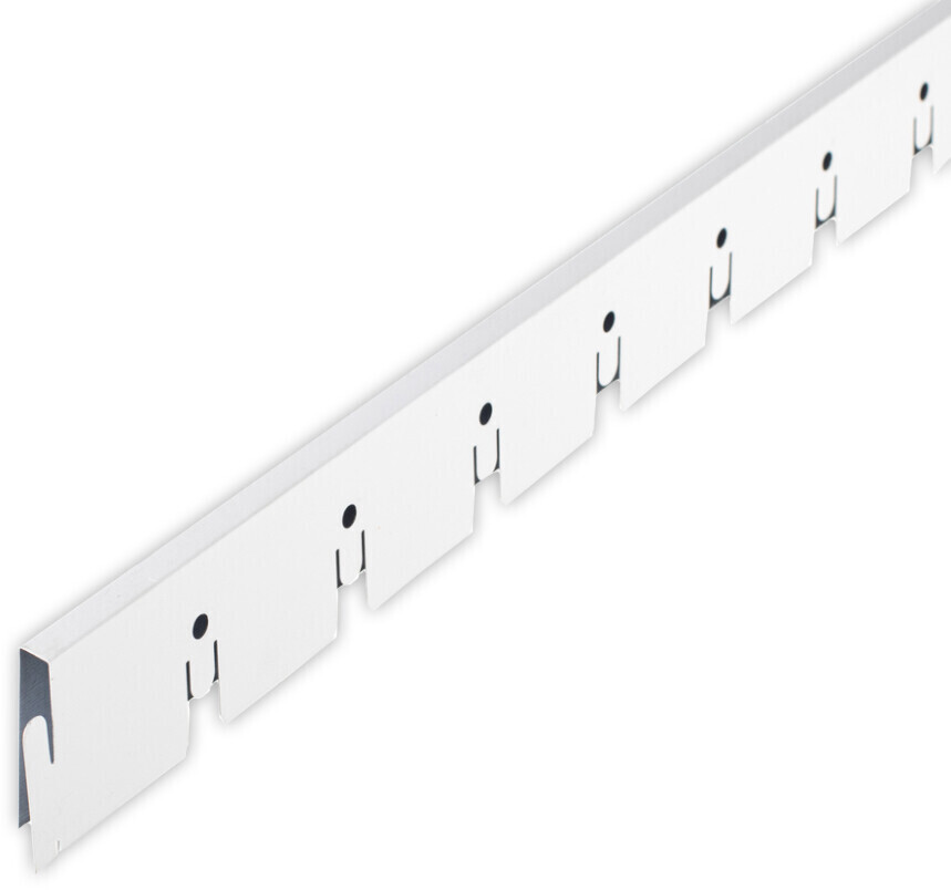 82151717 Рейка направляющая грильято 50x50x40 мм белый 0.6 м STLM-0020460 АЛБЕС