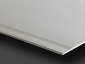 Гипсовая плита с покрытием для подвесных потолков и изогнутых стен