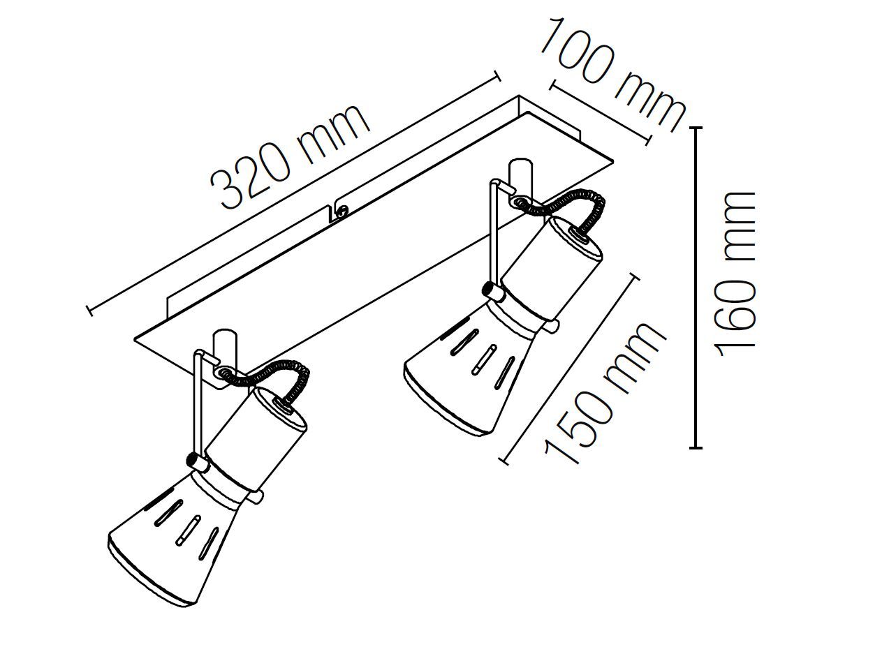 Потолочный светильник / металлический настенный светильник Fan Europe Lighting INTEC ARCH-00116877 - Вид №2