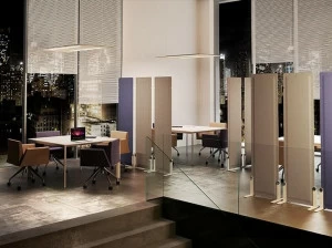 MASCAGNI Отдельно стоящая звукопоглощающая перегородка для офиса из дерева Sound