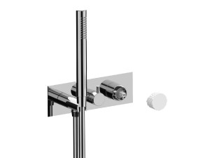 Настенный смеситель для ванны с 3 отверстиями и ручным душем