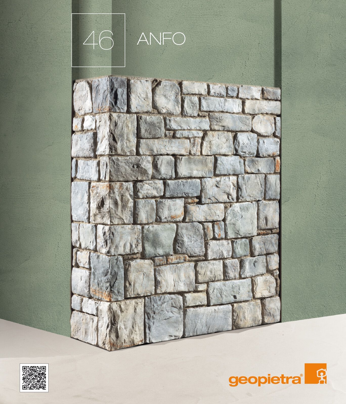 Реконструированная каменная облицовка GEOPIETRA® квадратный профиль ARCH-00083396 - Вид №1