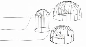 DE PADOVA Светодиодный торшер из стали с порошковым покрытием Mogura