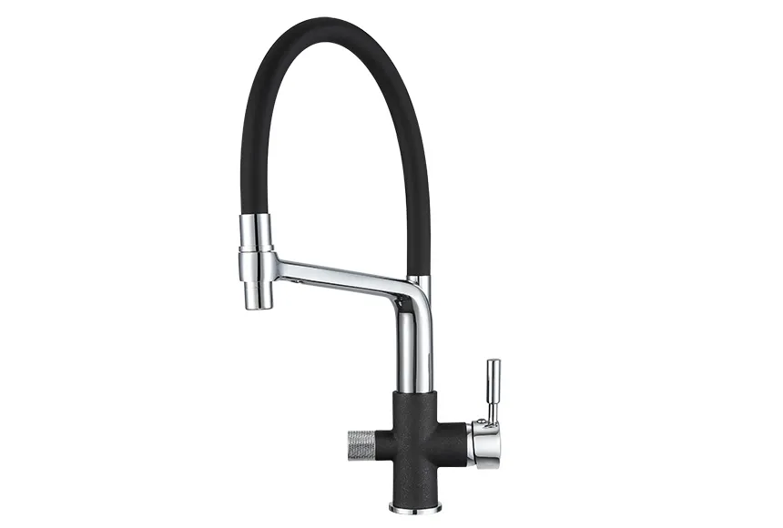 0075, ШВАРЦ (чёрный металлик), СМЕСИТЕЛЬ КУХОННЫЙ GRANULA 75-ST02 - Вид №1