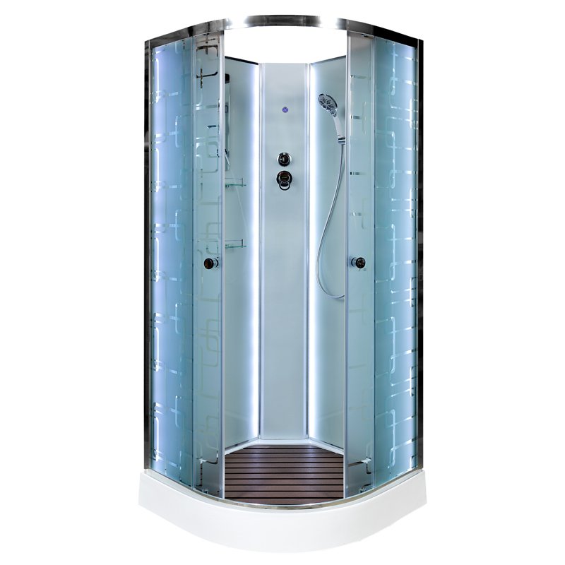 ЕМ4590 с гм. и эл. Душевая кабина DETO Серия EM ЕМ1590 N LED