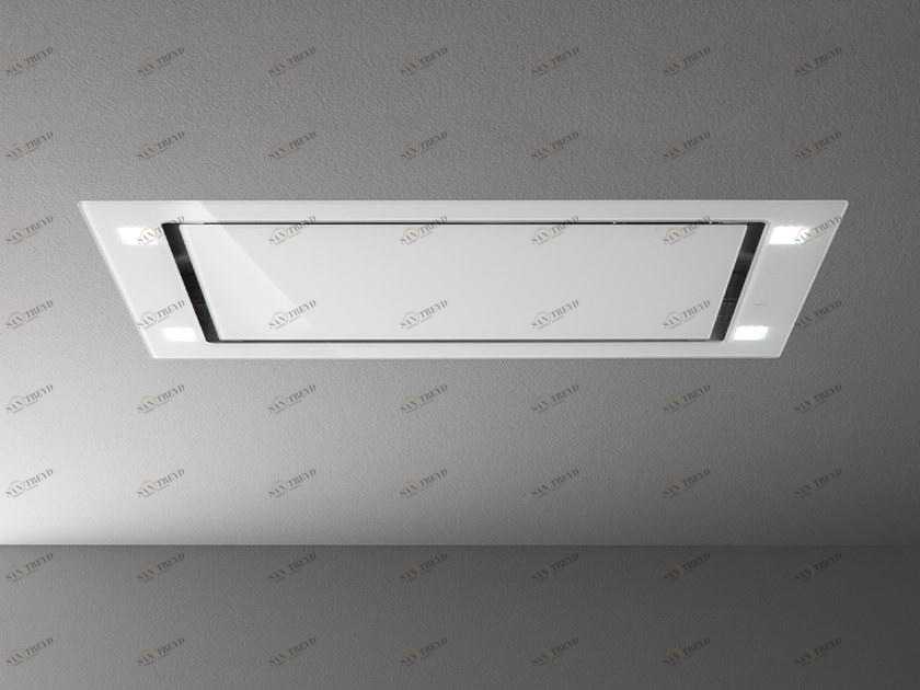 Falmec Потолочная вытяжка из закаленного стекла со встроенной подсветкой Design sun-id-1491628