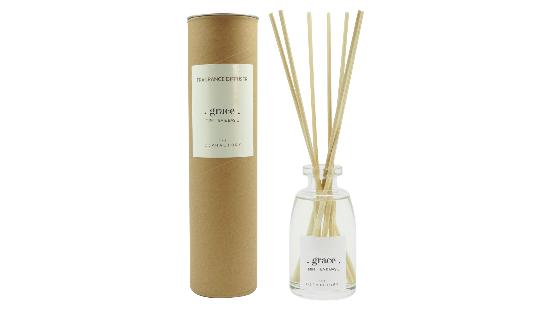 10656728 Ambientair Диффузор ароматический The Olphactory GRACE Мята и базилик 250 мл Стекло - Вид №1