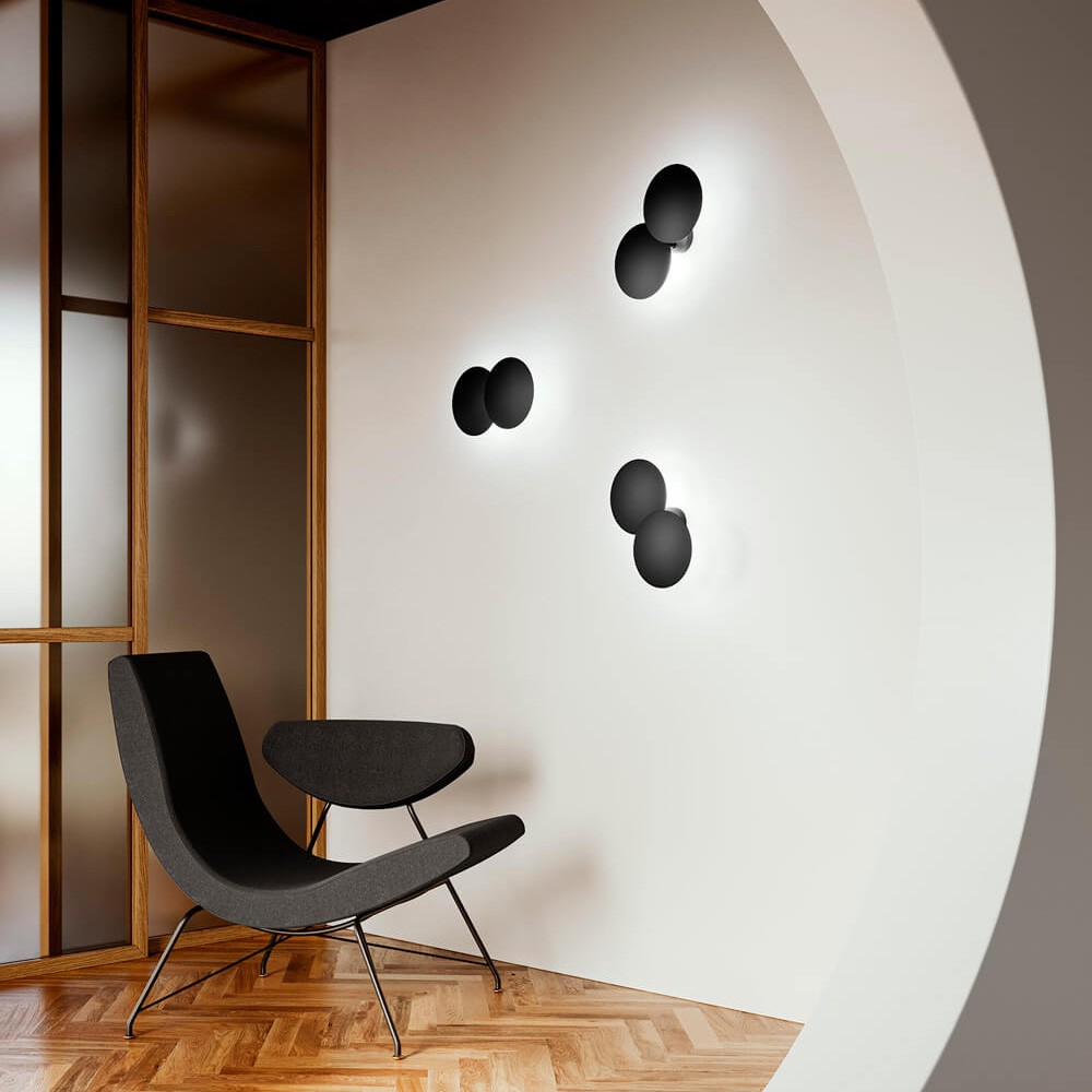 Lodes Puzzle Double Round 159012 светильник настенно-потолочный 121394 - Вид №1