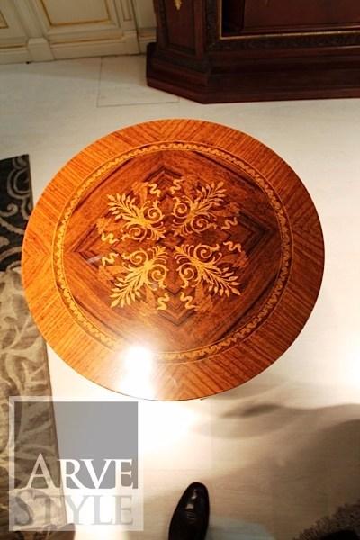 Arvestyle Низкий круглый журнальный столик из массива дерева Mary Lf-1306 - Вид №2