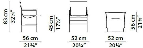BAXTER Кожаное кресло с подлокотниками Leggia sun-id-1366773 - Вид №2