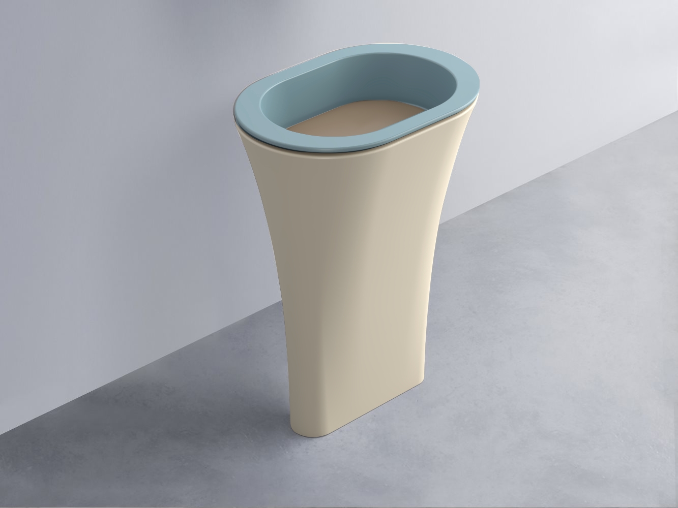 AMLA65-PL+AMPILO-AN+AMCOLO-LN Раковина Amedeo Ovale отдельностоящая cielo Enjoy + Amedeo Ceramica Cielo