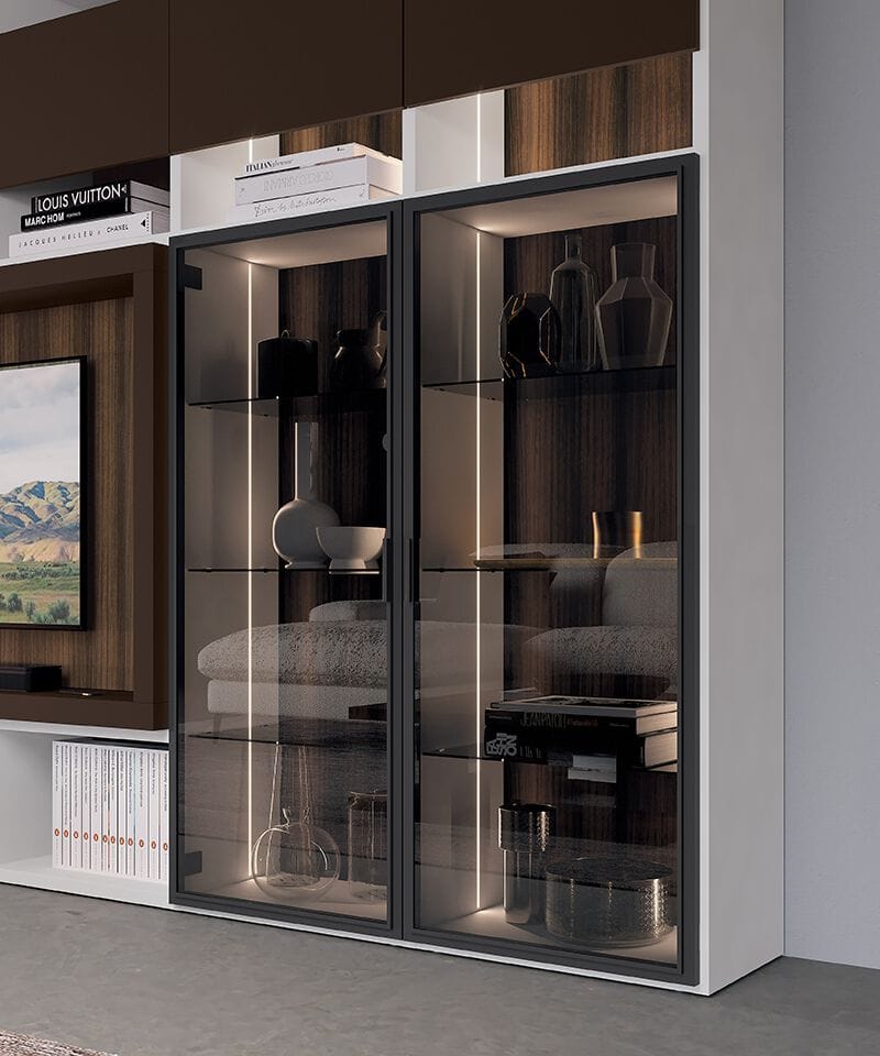 Деревянный секционный книжный шкаф Febal Casa TRENTA ARCH-00000563 - Вид №18