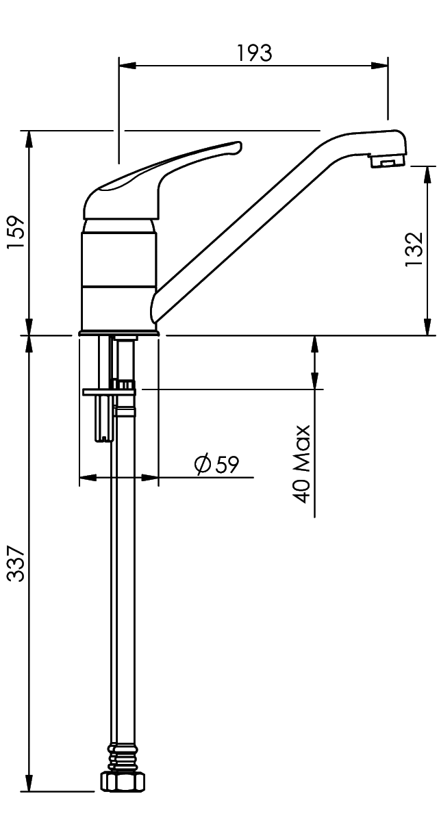 PRSLSCP2 Смеситель для мойки Promix Methven  - Вид №1