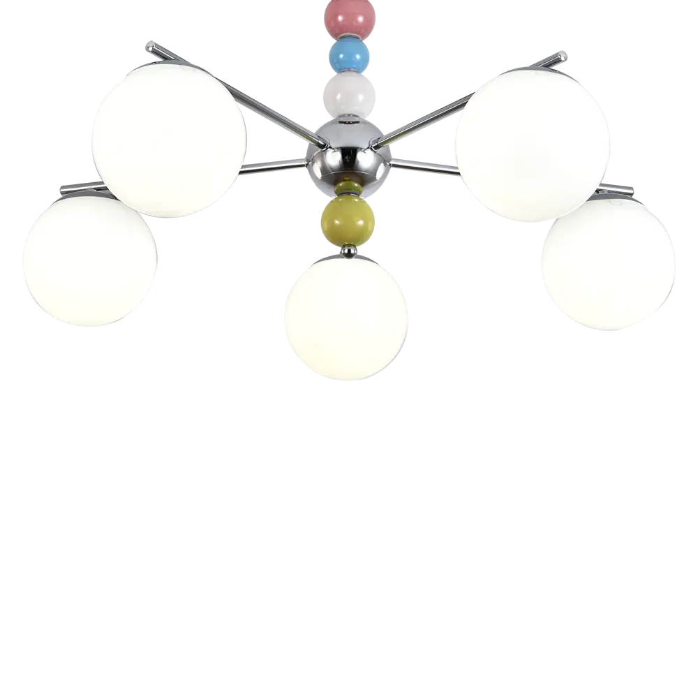 Люстра подвесная Opulence 5 ламп 10 м² цвет хром Escada STLM-2172756 - Вид №2