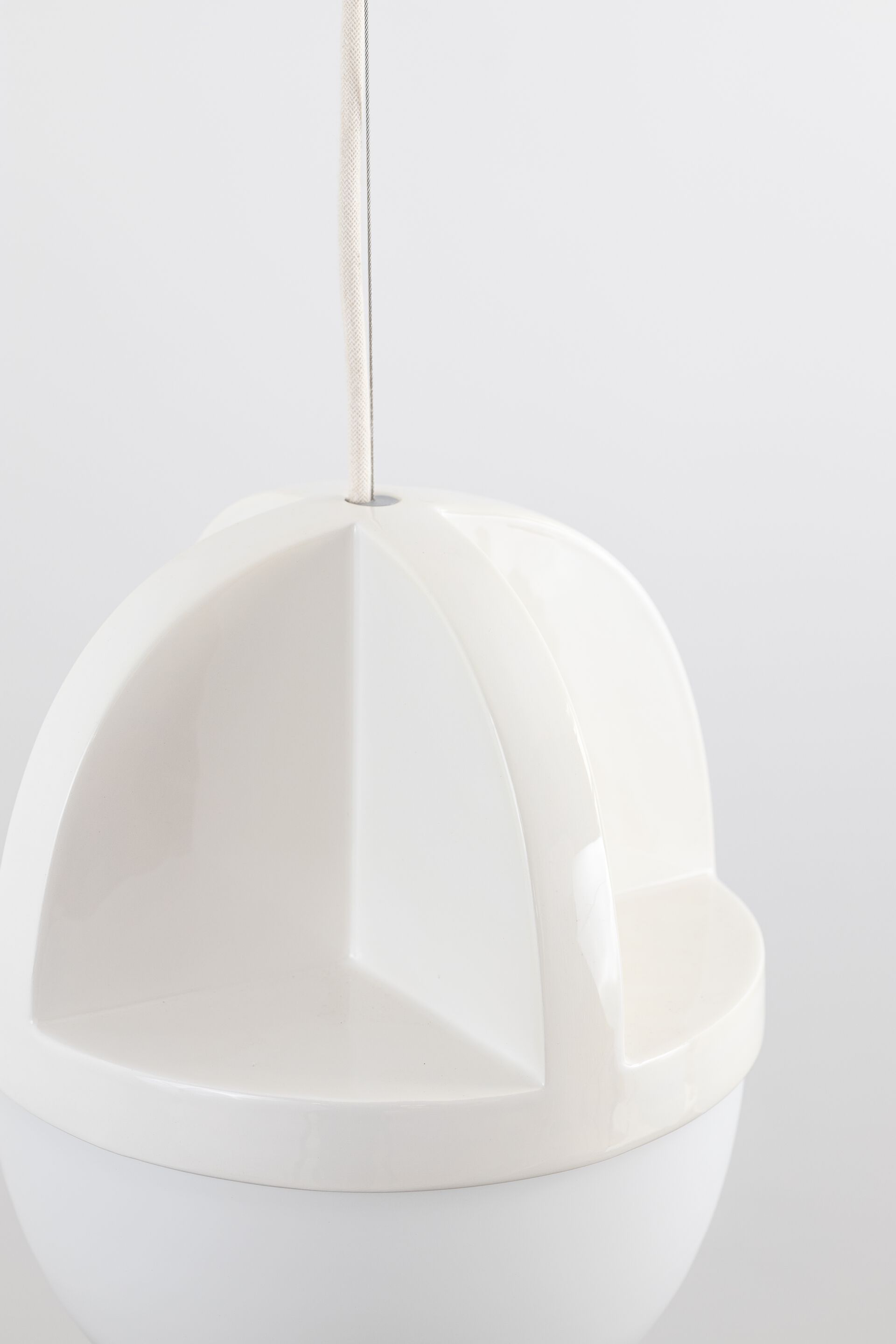 Керамический и стеклянный светодиодный подвесной светильник Hind Rabii Half &amp ARCH-00104703 - Вид №5