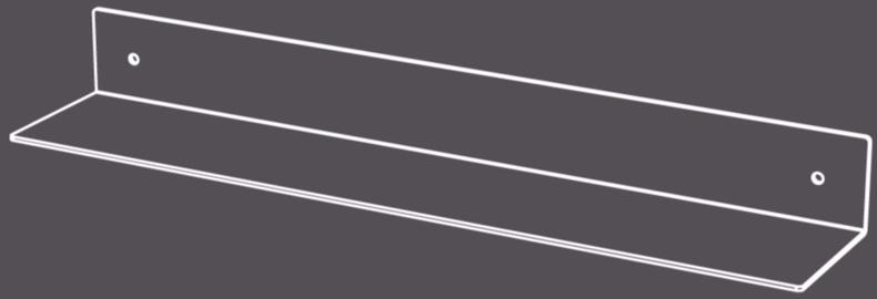 Radomonte Полка для ванной из нержавеющей стали  Acn4  - Вид №1