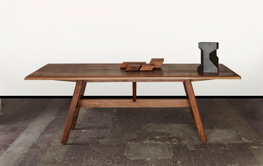 BassamFellows Прямоугольный обеденный стол из массива дерева Kant Cb-392/3/4/5/6 - Вид №4