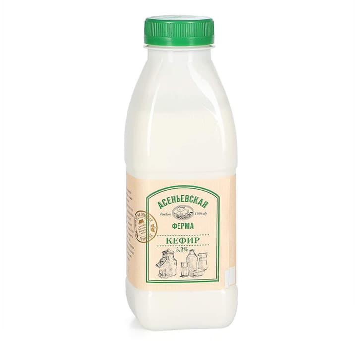 Кефир 3,2% Асеньевская ферма БЗМЖ 450 г Santreyd 18055
