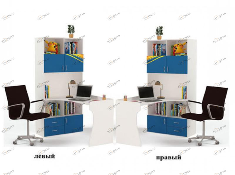 Стол-стеллаж ABC-KING Champion правый синий 4631147956897