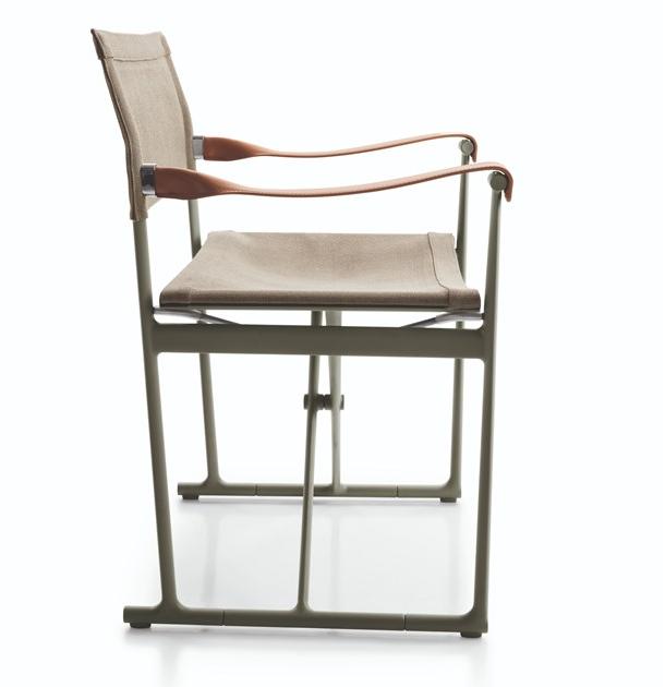 B&B Italia Outdoor Складной брезентовый садовый стул с подлокотниками Mirto outdoor sun-id-1443145 - Вид №2
