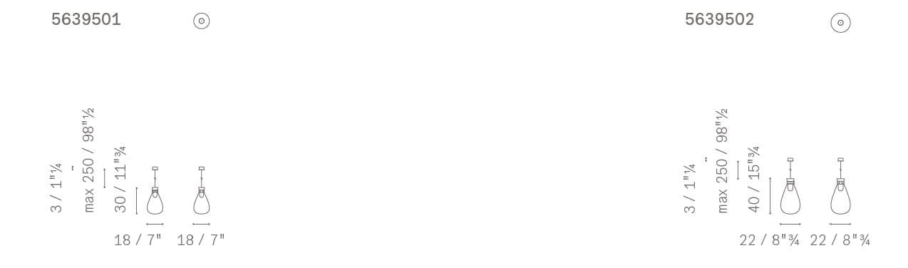 Стеклянный подвесной светильник Poltrona Frau коллекция-мебель и аксессуары ARCH-00109146 - Вид №9