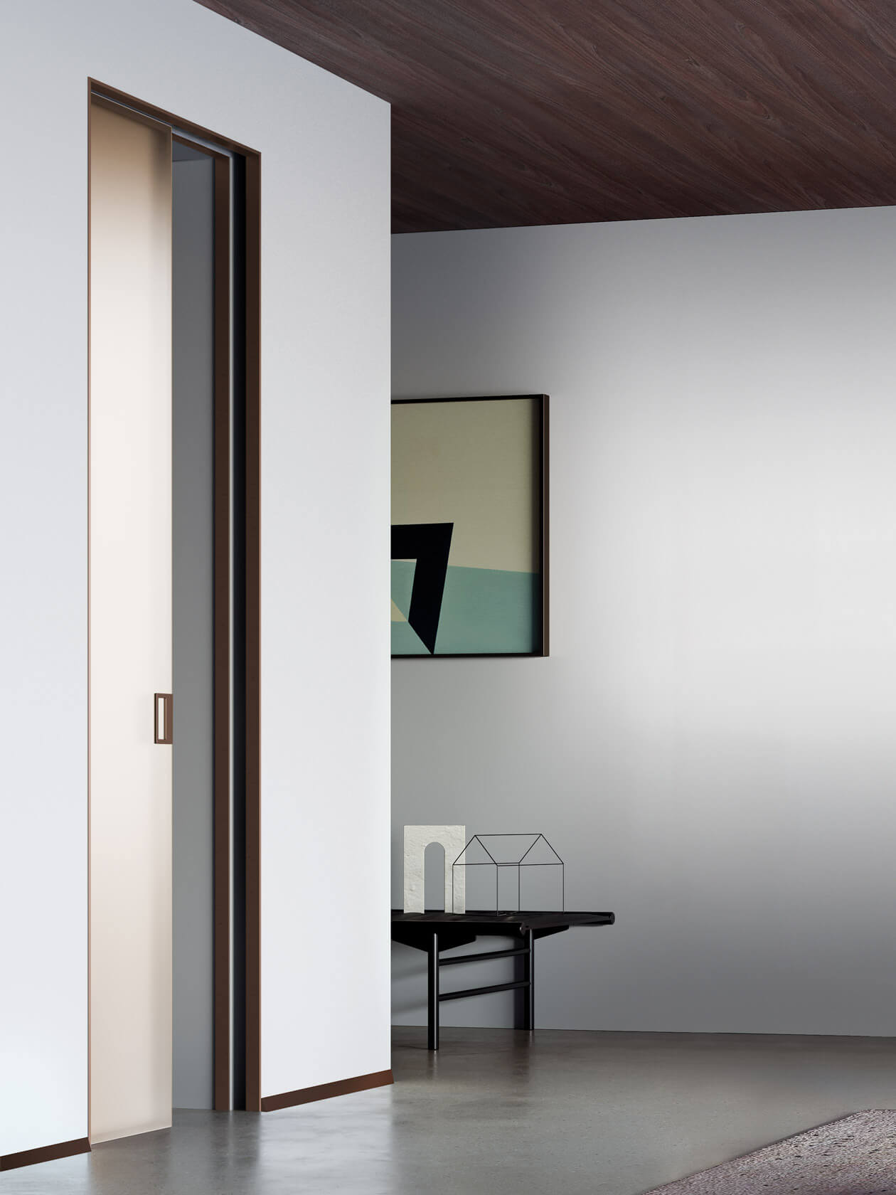 Frameless sliding pocket door system Eclisse ECLISSE Syntesis ARCH-00150440 - Вид №9