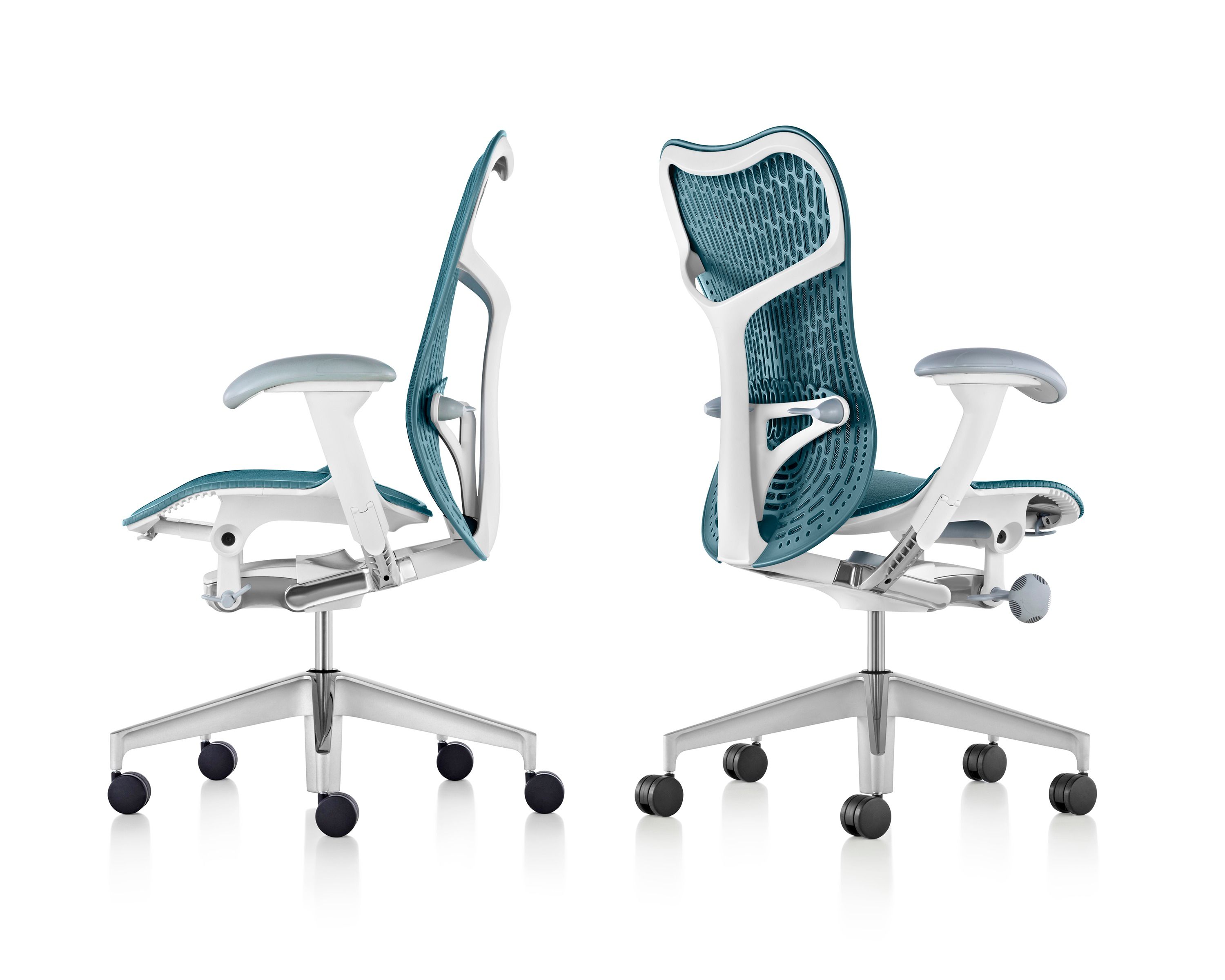 Эргономичное офисное кресло с вращающейся тканью Butterfly Herman Miller Mirra 2 ARCH-00092336 - Вид №29