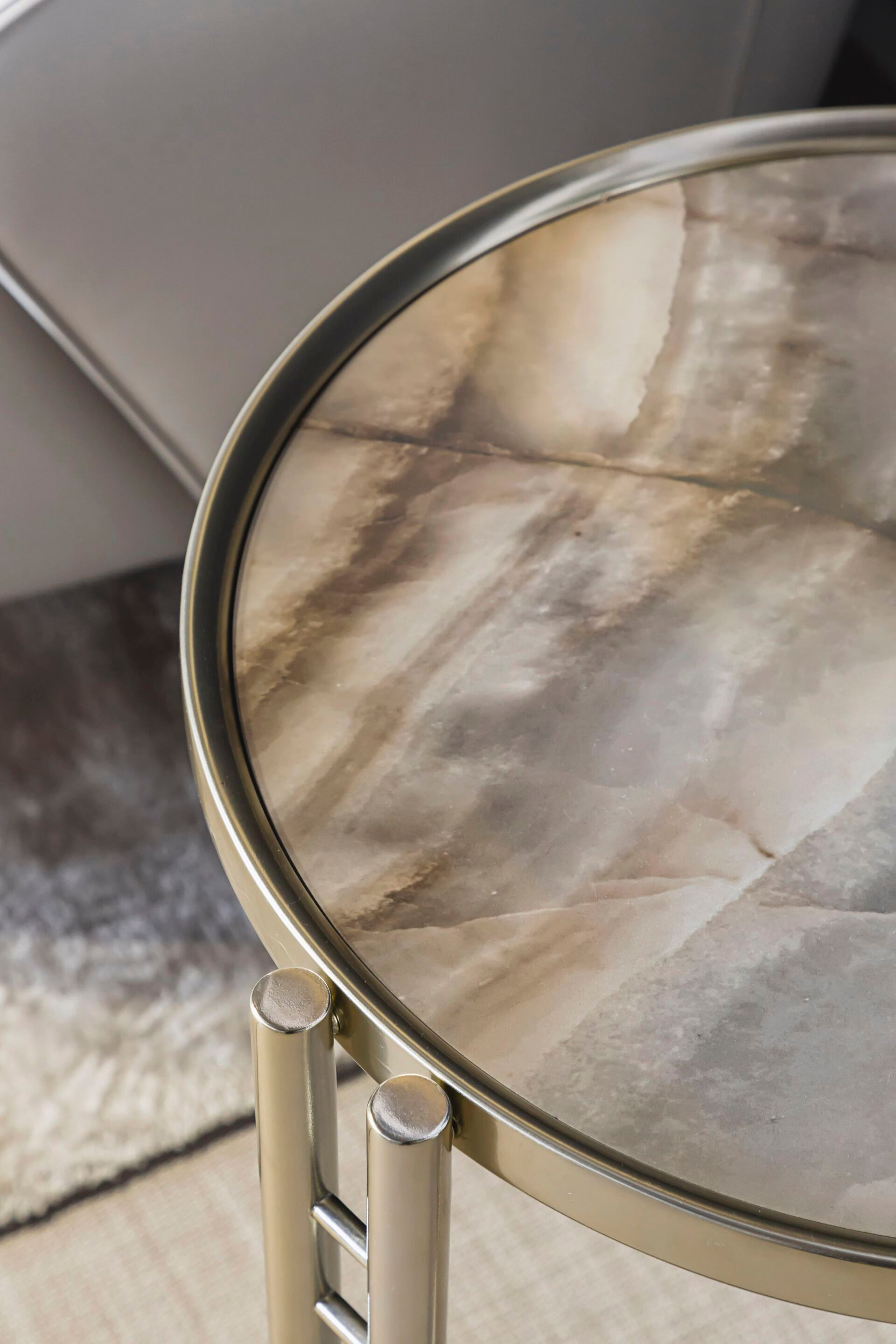 Круглый сервировочный столик из керамогранита Bizzotto Italia Atmosphera ARCH-00068327 - Вид №2