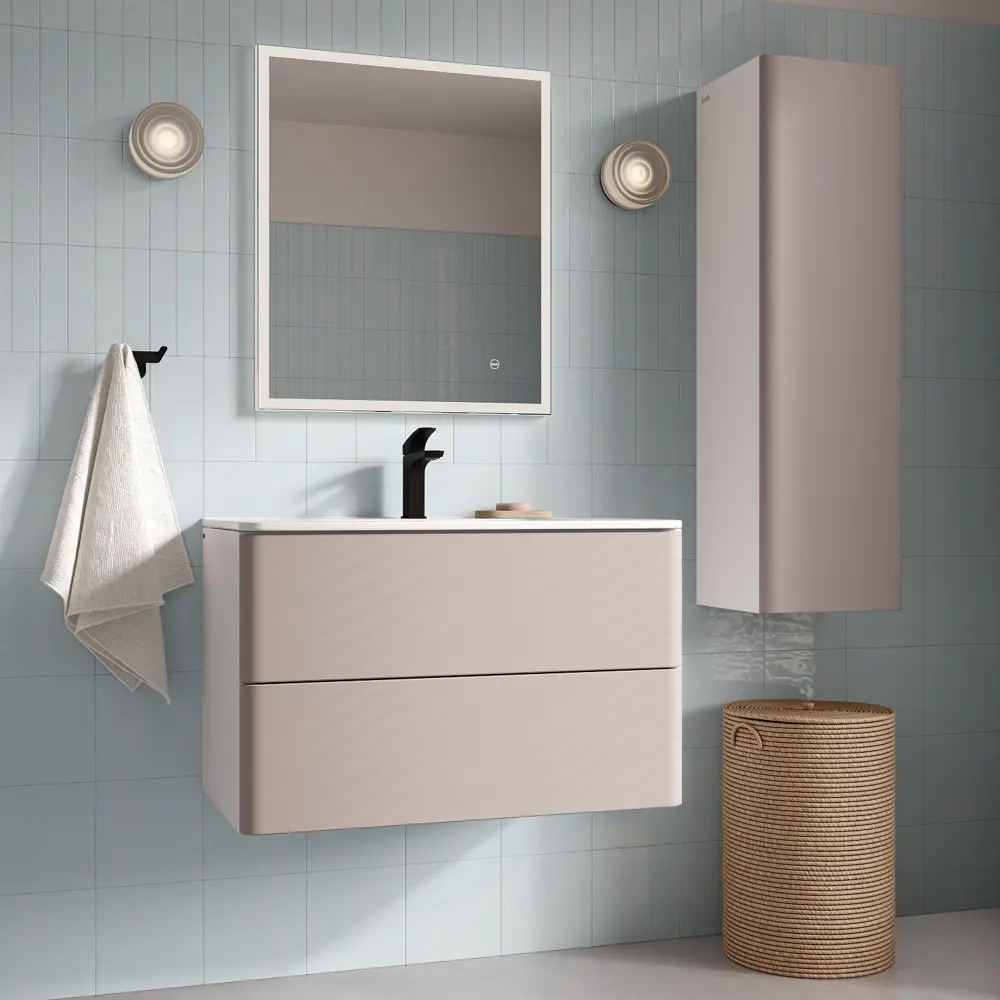 Комплект фасадов для тумбы Iddis Lahta 80 см LAH80C0i89 МДФ цвет капучино STLM-2124908 - Вид №8