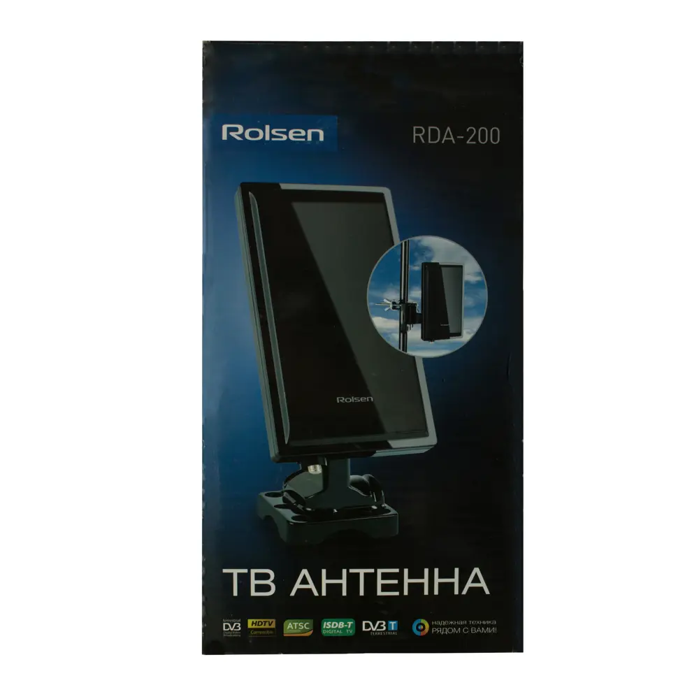 Антенна ТВ внешняя/внутренняя VHF/UHF/FM Rolsen RDA-200 15122414 STLM-2085811  - Вид №1
