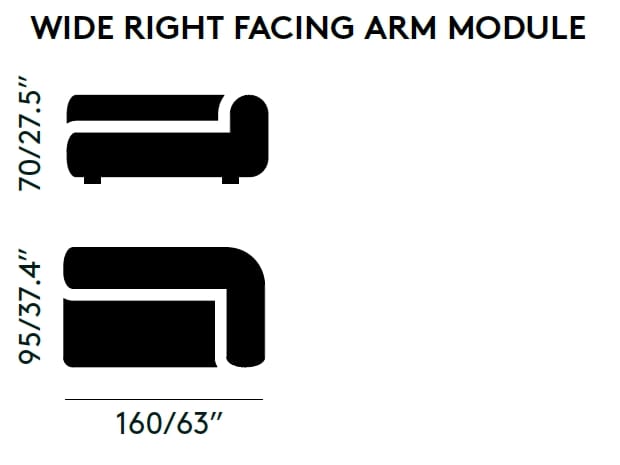 4-местный модульный тканевый диван Tom Dixon Plump sofa ARCH-00055526 - Вид №9