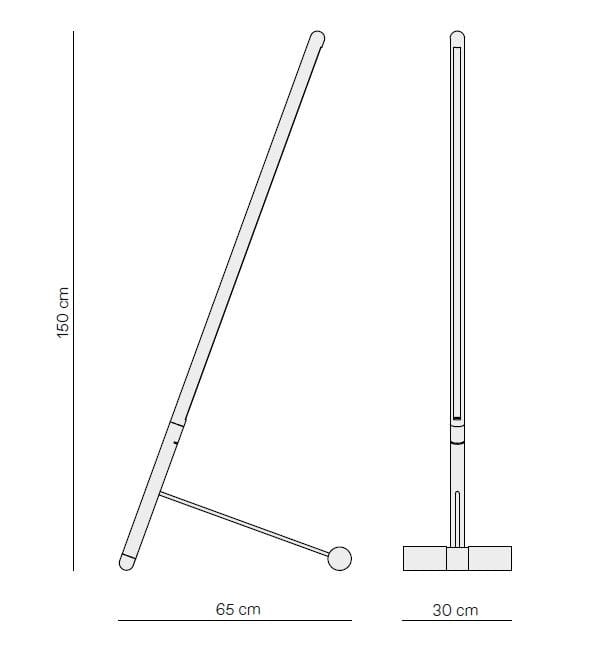 Ясень светодиодный торшер NOMON Linea ARCH-00066038 - Вид №4