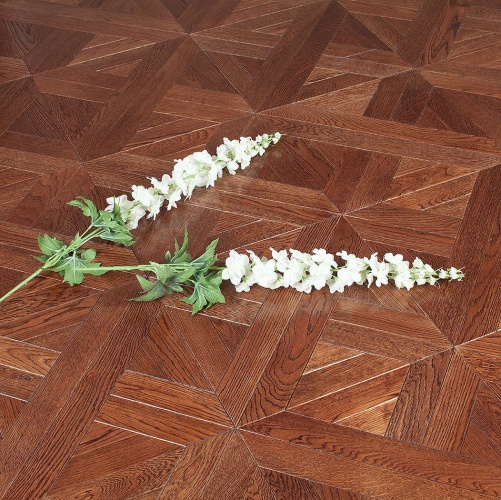 Модульный паркет Marco Ferutti Linea Linea Кэмбридж Дуб с брашью (Текстурированная) 405х405 мм 2600600023 - Вид №1