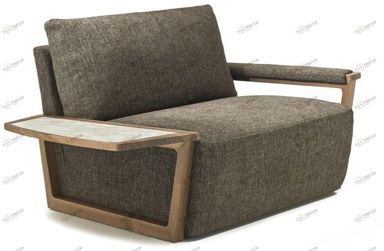 i 4 Mariani Кресло с обивкой из ткани с подлокотниками Fellini sun-id-1430400