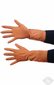 67656 Перчатки резиновые бытовые  Средства защиты рук  размер XL(СБ) (9,5-10)