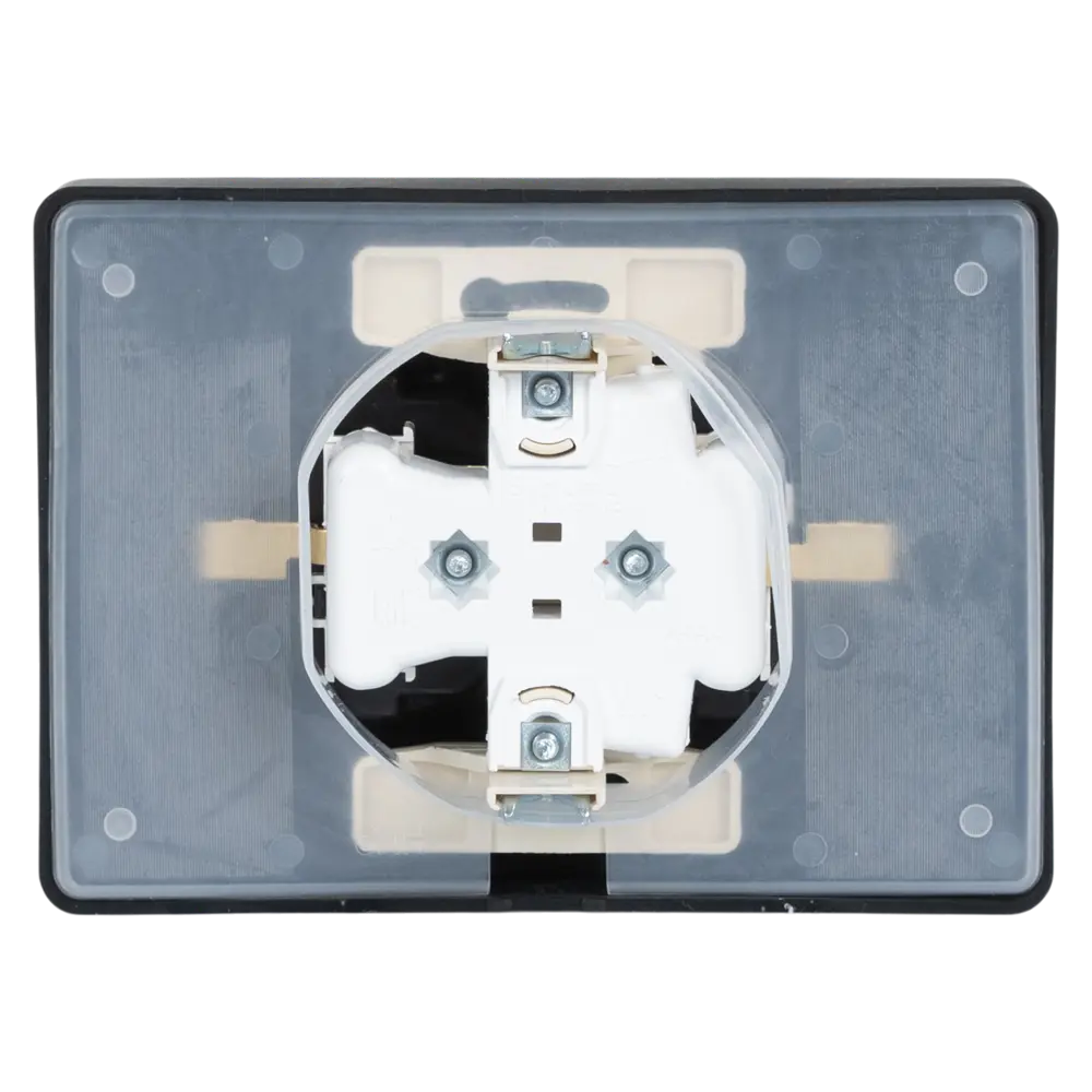 Розетка двойная встраиваемая Systeme Electric Blanca с заземлением IP44 цвет антрацит 86728864 STLM-2090250 - Вид №5