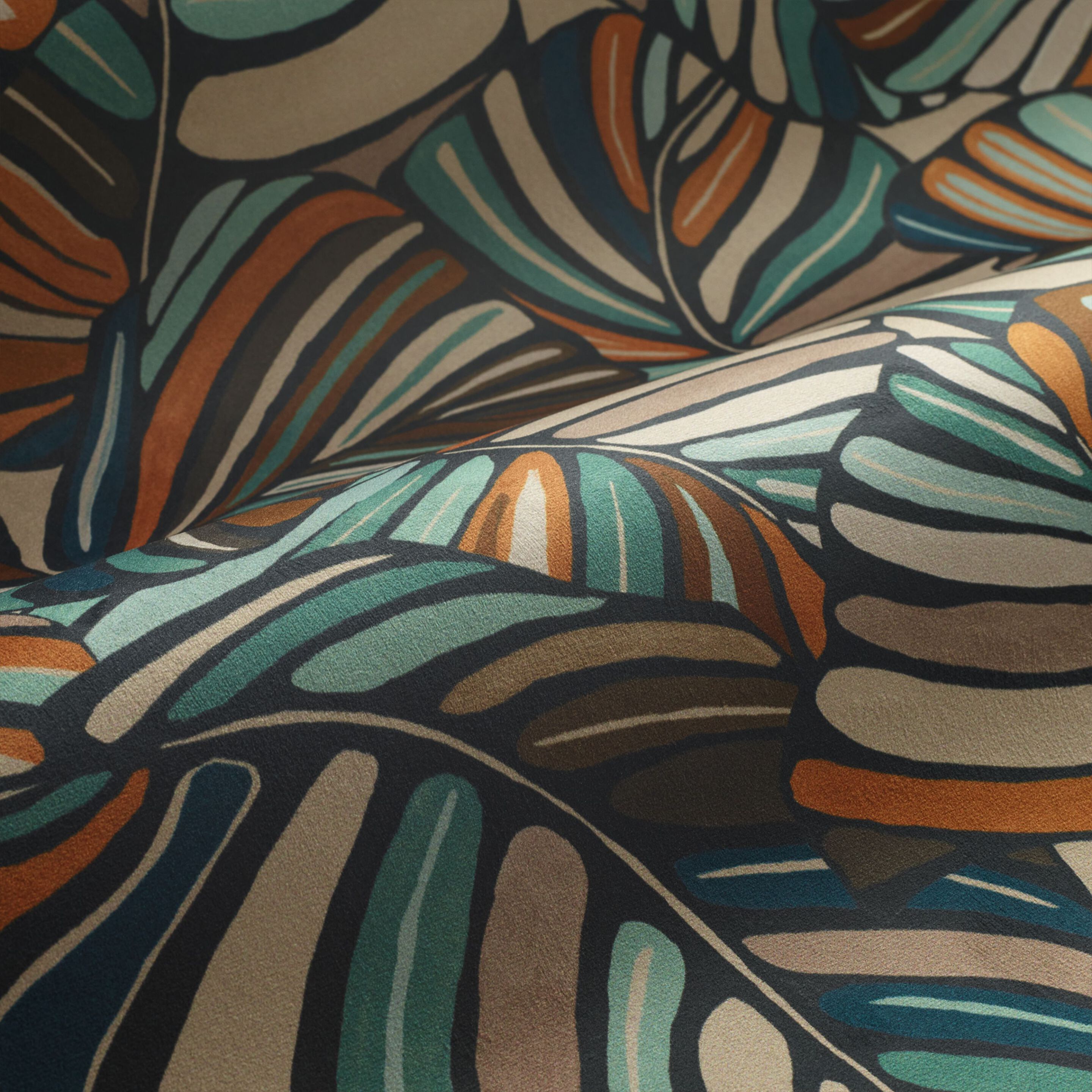 Полиэфирная настенная ткань Casamance Mellow ARCH-00120004 - Вид №5