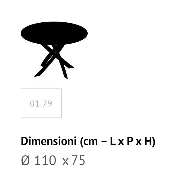 Круглый мраморный стол Bontempi Casa BARONE ARCH-00052845 - Вид №14