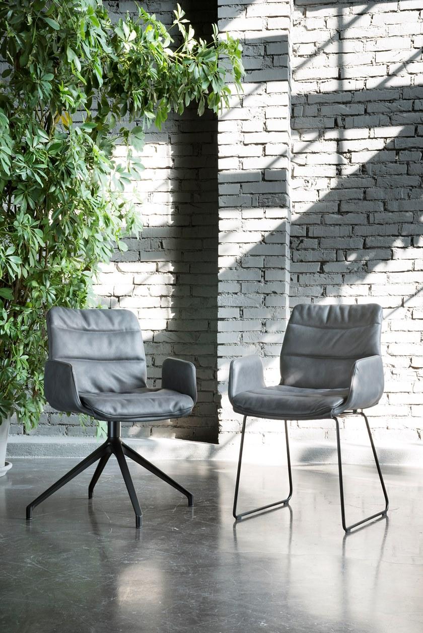 Tonon Кожаное кресло-салазки с подлокотниками Basic 2 sun-id-1473226 - Вид №1