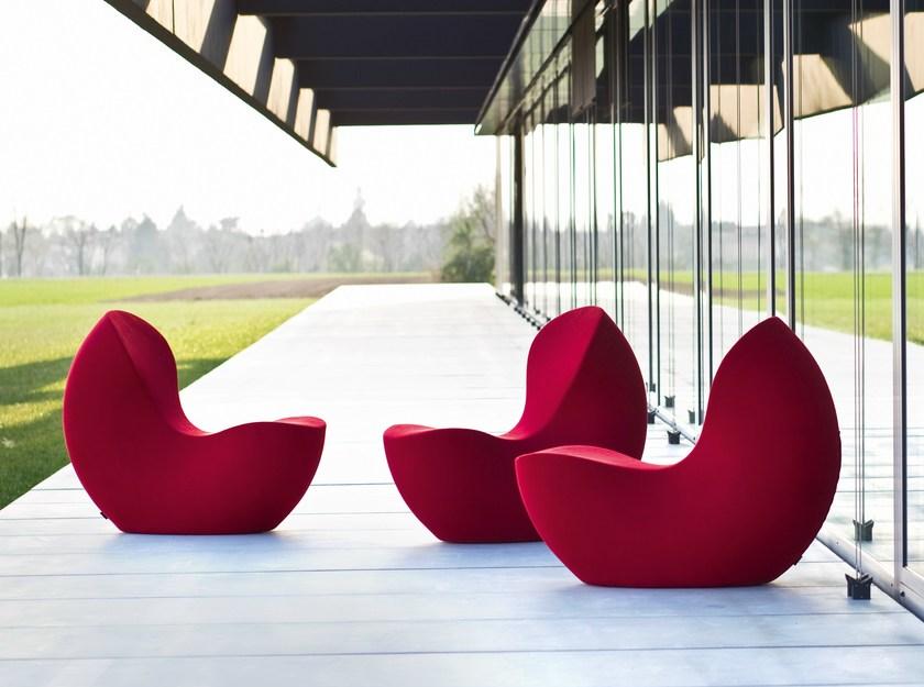 La Cividina Мягкое кресло, обитое микрофиброй или тканью Nautile sun-id-1480526 - Вид №7