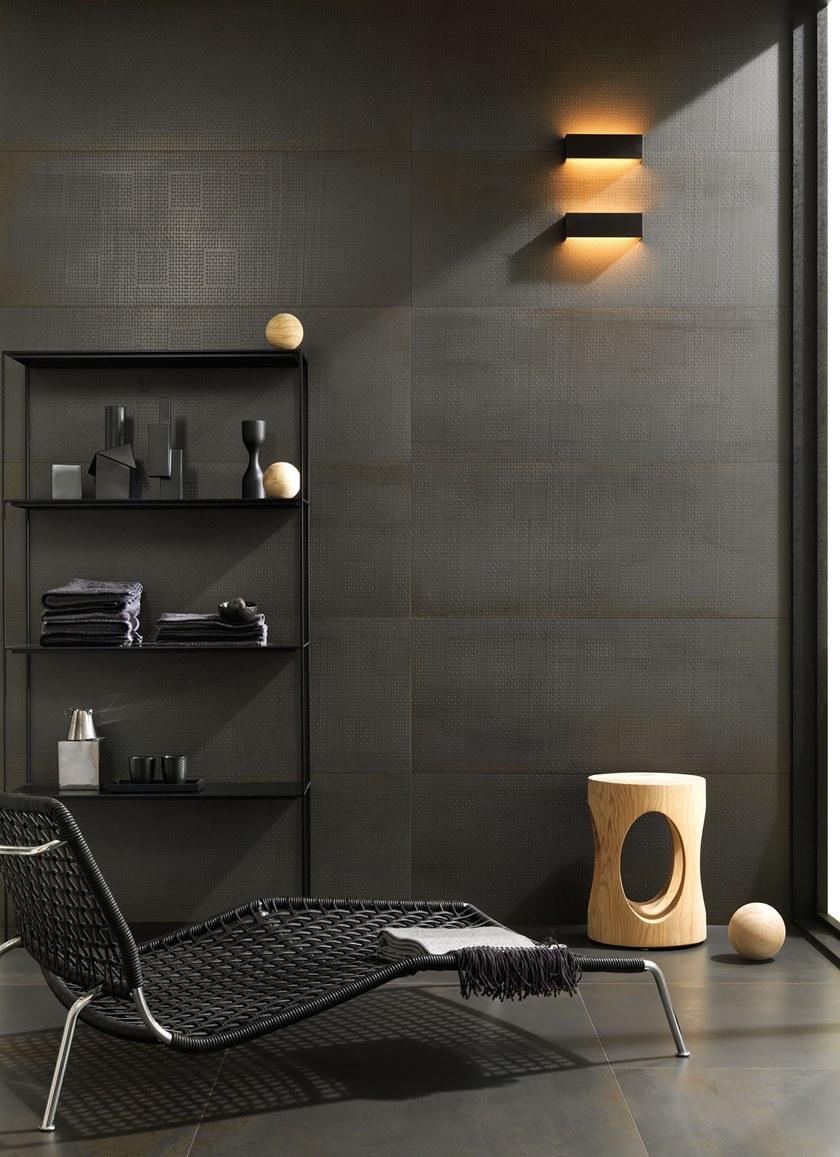 Белая плитка для стен с эффектом металла Metaline wall Santreyd sun-id-1411857 - Вид №2