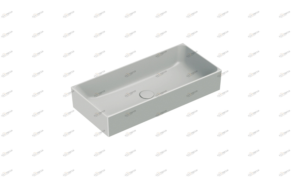 17535ZECS Накладная раковина на столешницу  овальная CERAMICA CATALANO Colori