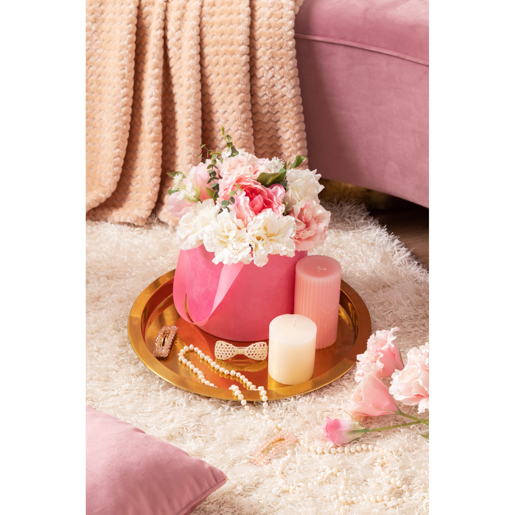 82018409 Свеча-столбик «Рустик», 7х8 см, цвет бежевый Santreyd  - Вид №3