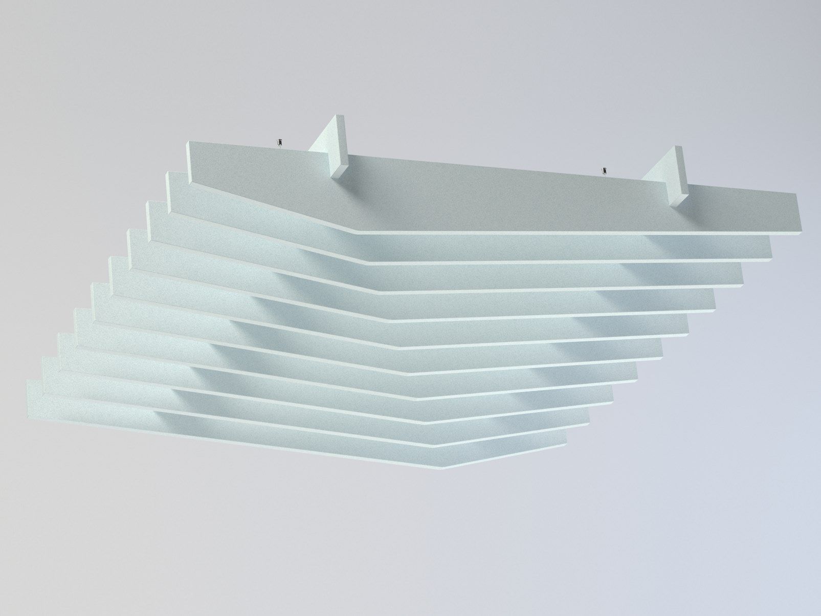 Рециркулированная пластиковая подвесная акустическая панель IMPACT ACOUSTIC® EDGE ARCH-00103496