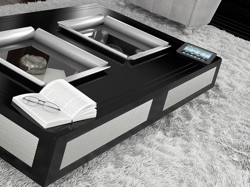 Vismara Design Низкий прямоугольный деревянный журнальный столик для гостиной Desire sun-id-1506882 - Вид №3